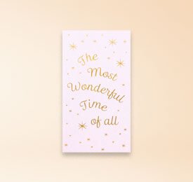 Handmade New Year Greeting Card