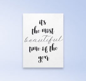 Handmade Christmas Greeting Card