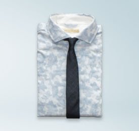Blue Floral Spot Shirt